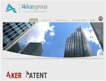 Tablet Screenshot of akkasgroup.com